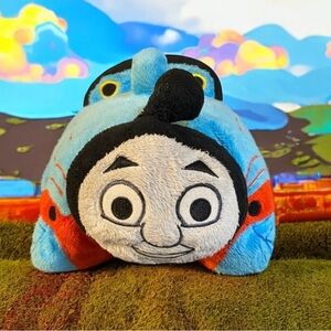 Thomas the Train Pillow Pet Pee-Wees Soft Plush Stuffed Tank Engine 14”x13”